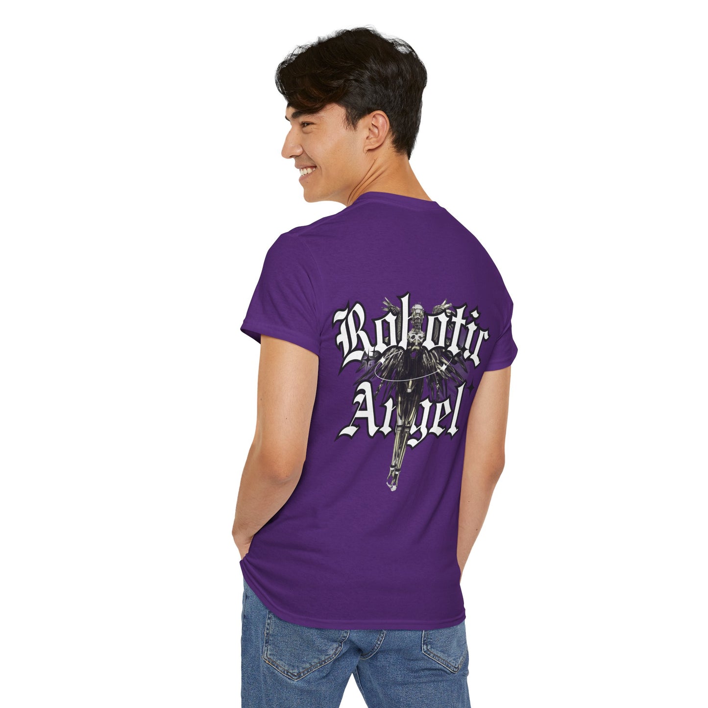 Angel Unisex Tee with Front Text Design
