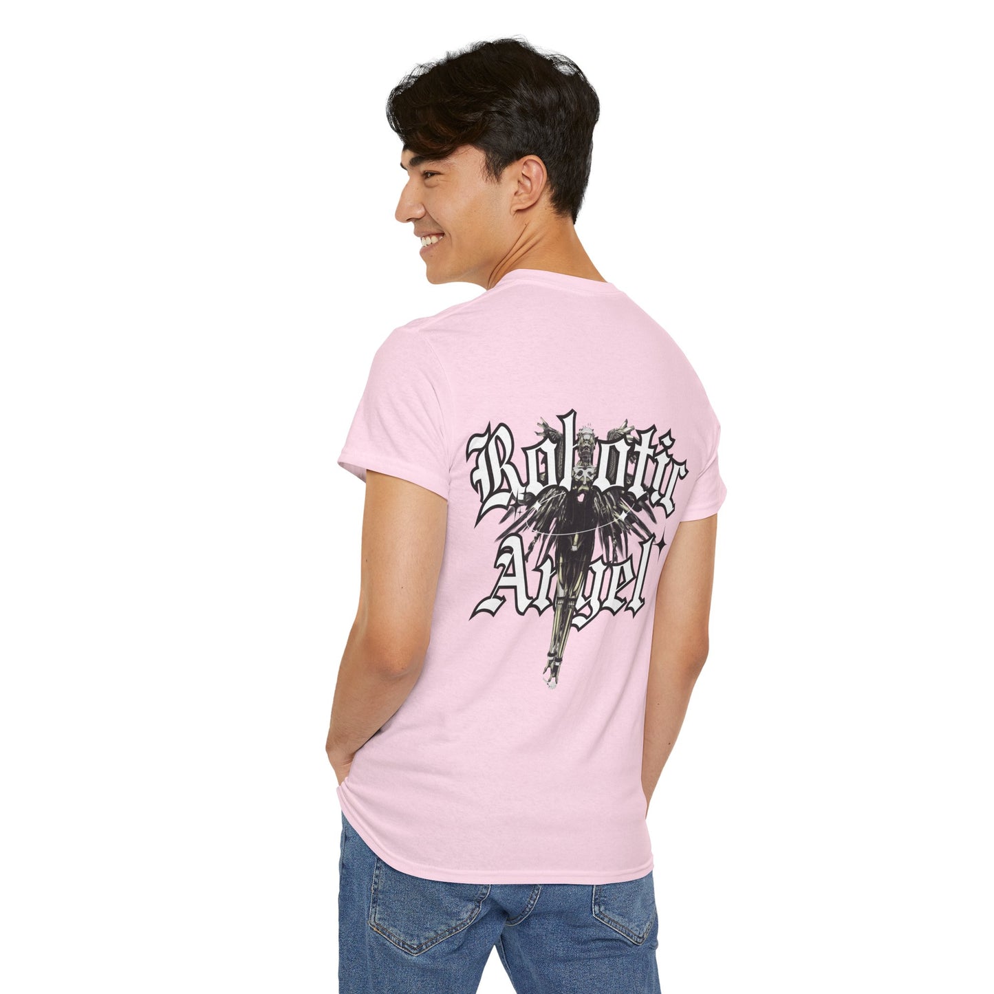 Angel Unisex Tee with Front Text Design