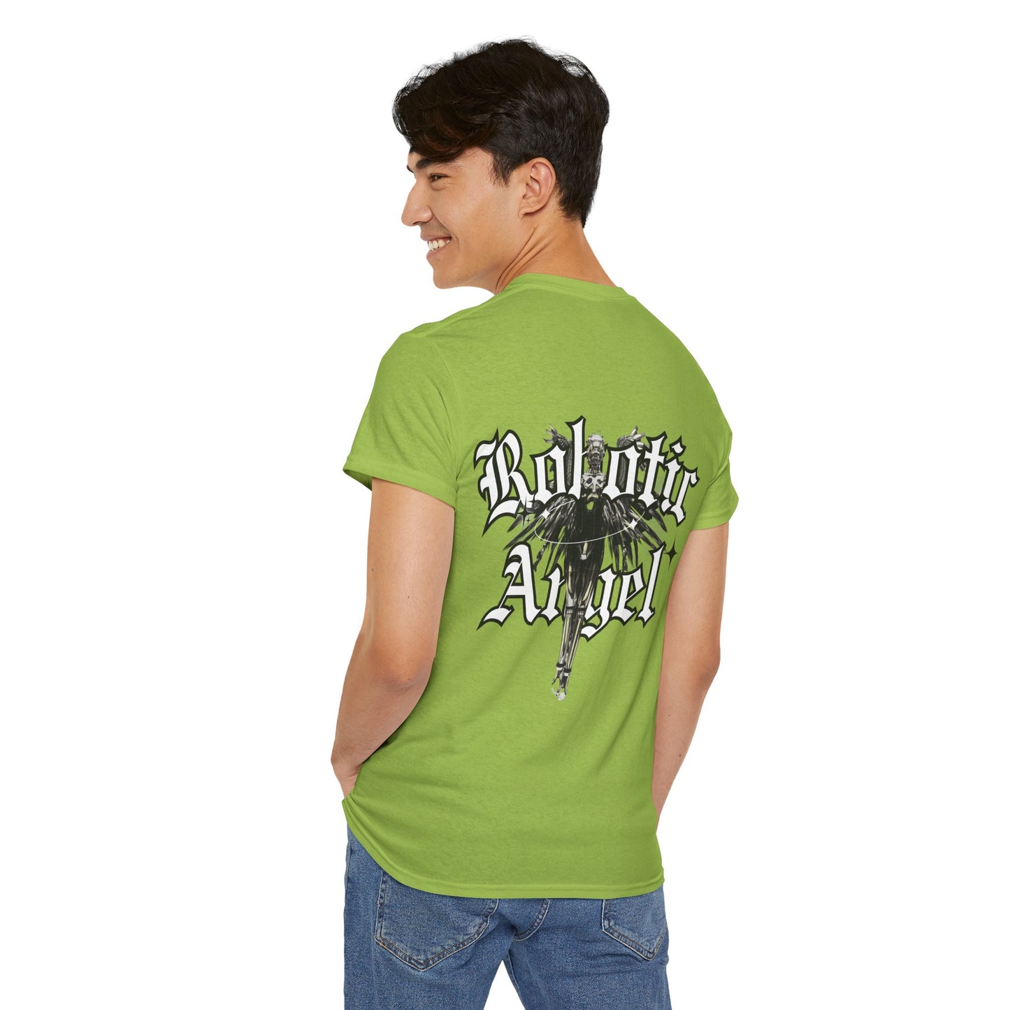 Angel Unisex Tee with Front Text Design