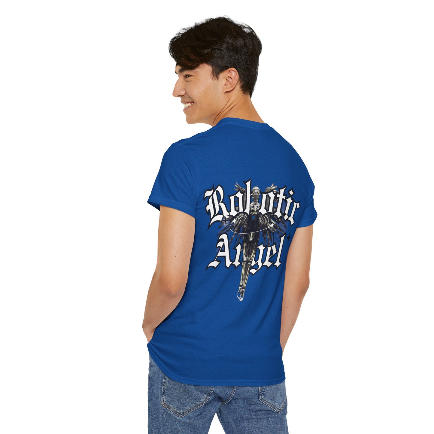 Angel Unisex Tee with Front Text Design